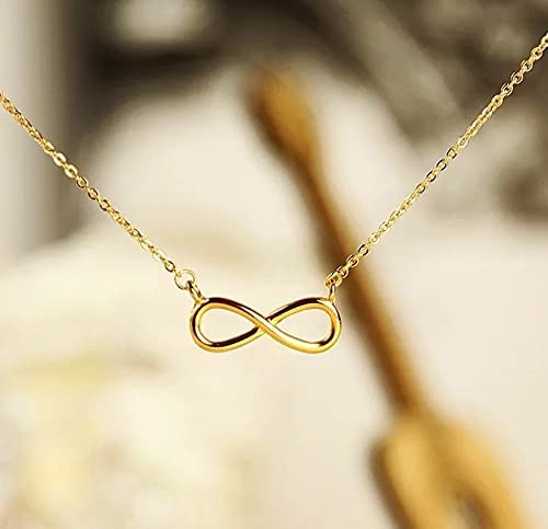 Anti-Tarnish Gold-Plated Infinity Charm Pendant | Infinity Necklace