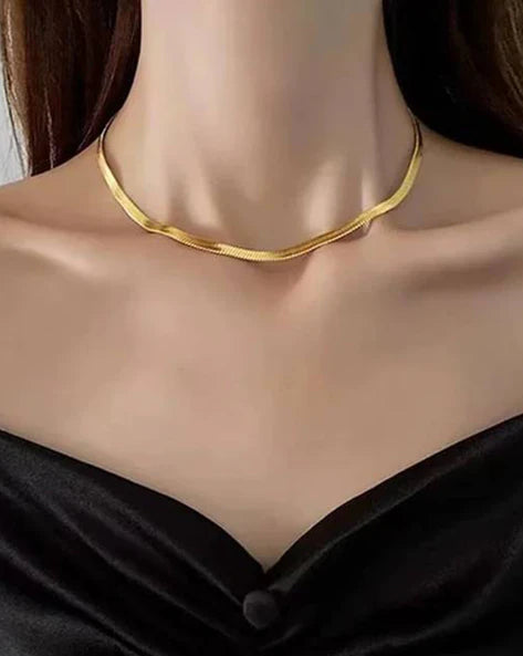 Trending Snake Chain for Women | Golden Plated Stainless Steel Chain