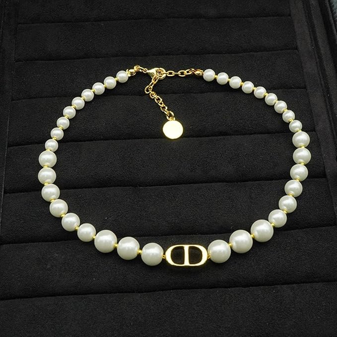 CD Pearl Bracelet | White Pearl Bracelet | Pearl Bracelet