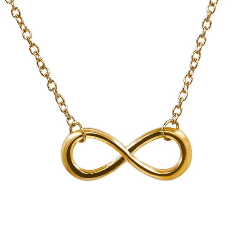 Anti-Tarnish Gold-Plated Infinity Charm Pendant | Infinity Necklace