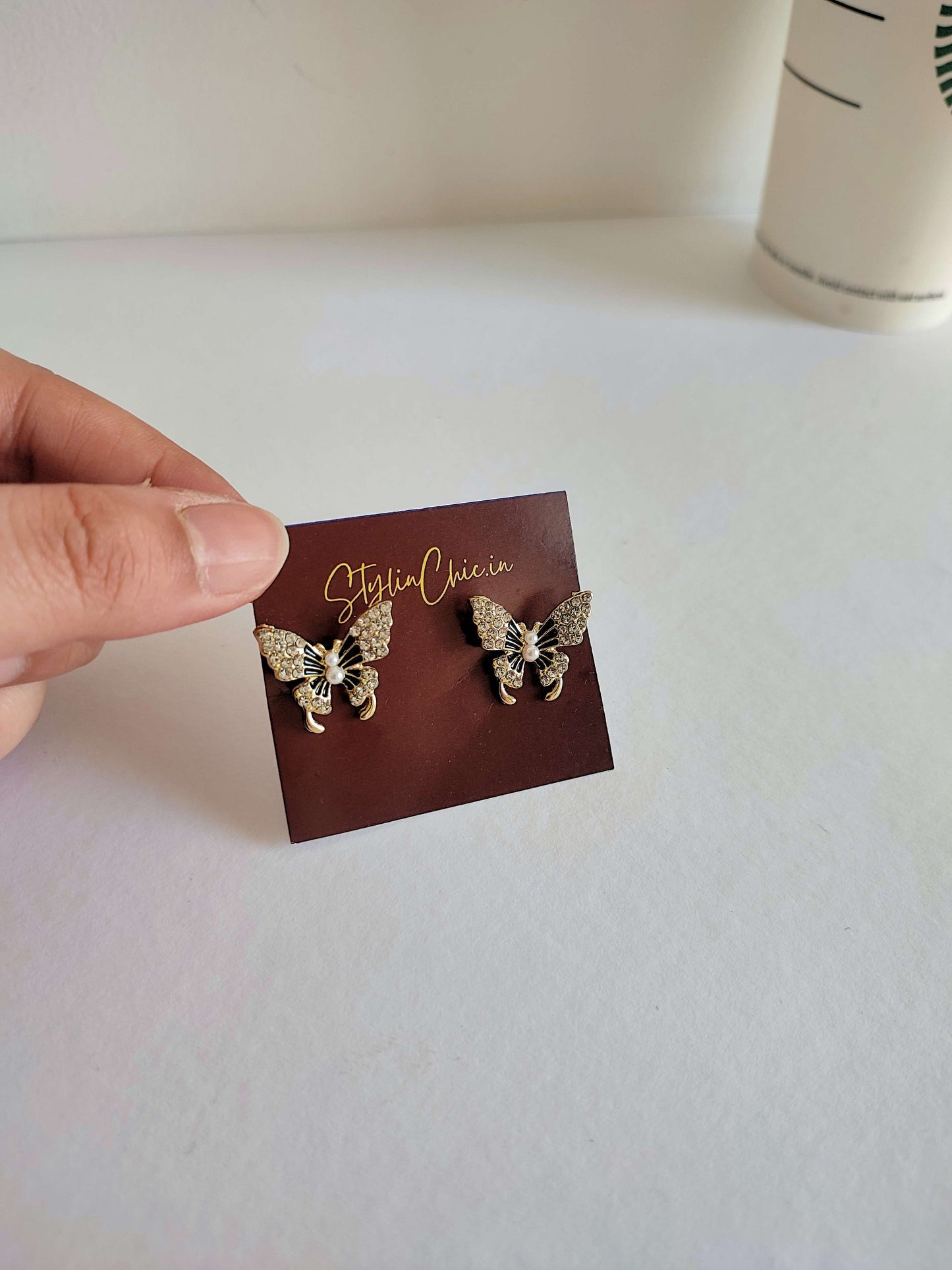 Butterfly Earrings | Korean Butterfly Earrings | Gift For Her | Soft Girl Earring