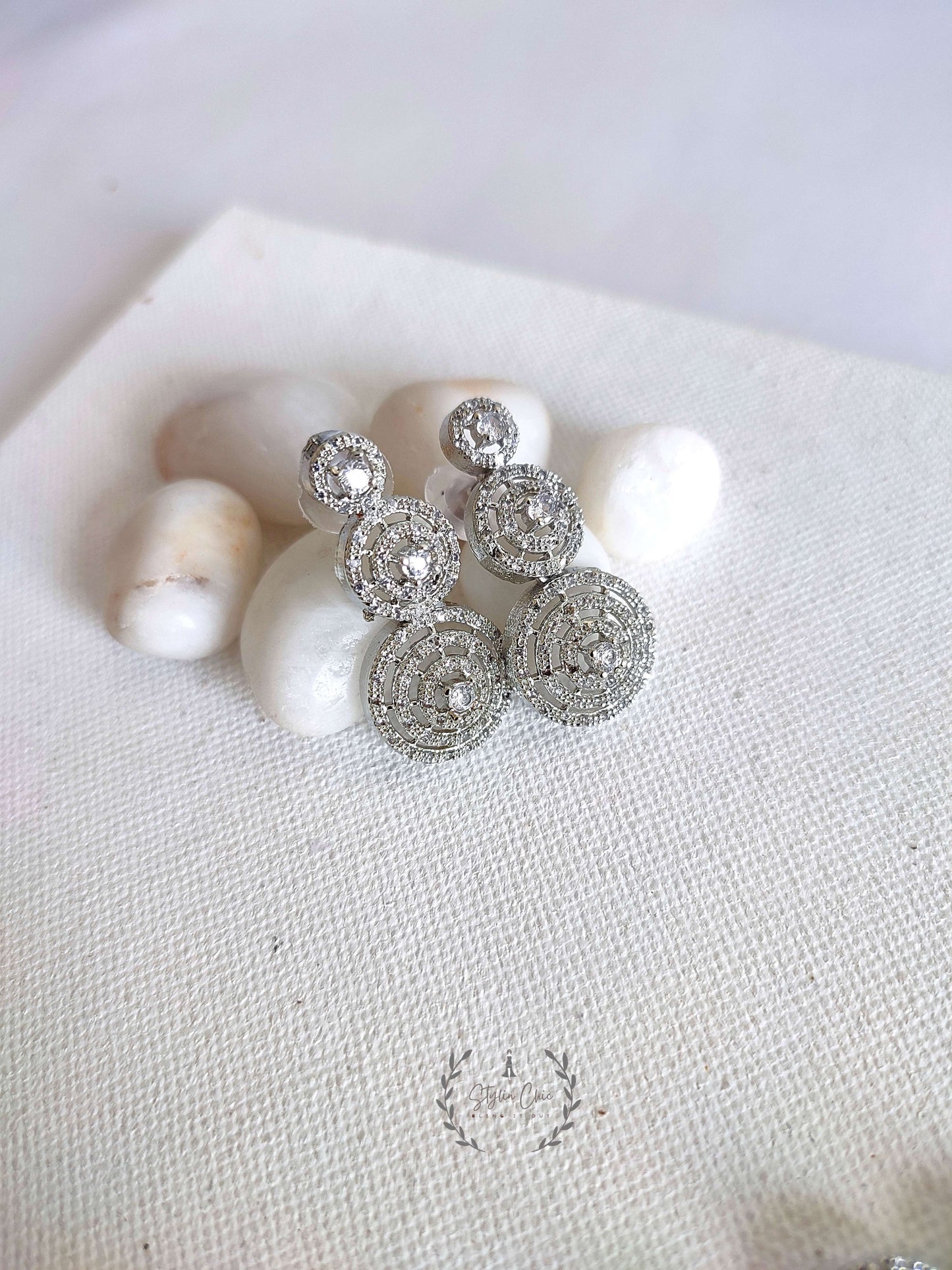 AD Necklace with Matching Earrings | Bridal Set | Party Wear Necklace With Earrings