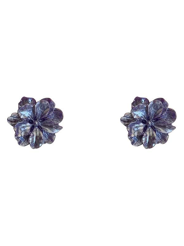 Purple Flower Earrings | Flower Stud Earrings | Flower Earrings