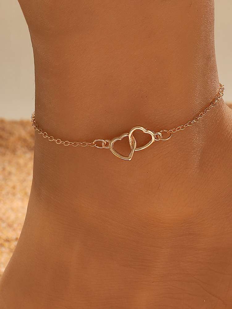 Couple Heart Anklet | Romantic Gift | Gift For Her | Anklet