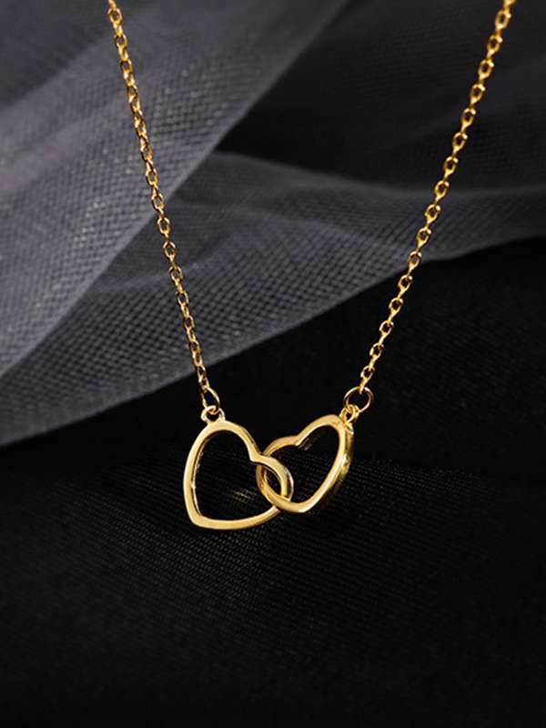 Couple Heart Necklace | Heart Necklace | Gift For Her | Romantic Gift Idea