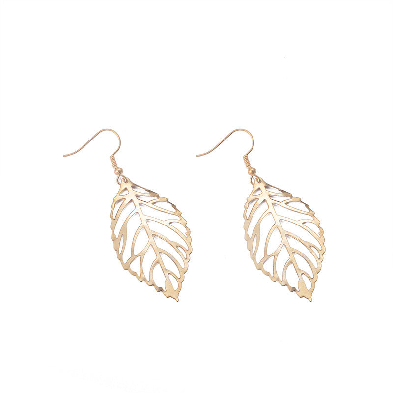 Leaf Earring | Simple Style Leaf Earrings | Celebrity Inspired Earrings