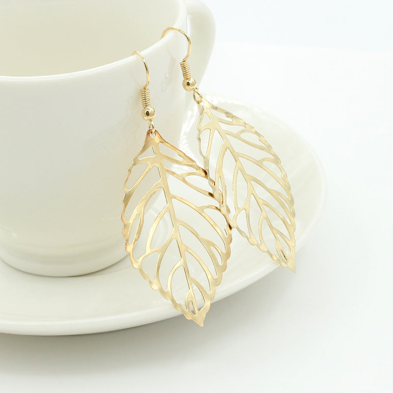 Leaf Earring | Simple Style Leaf Earrings | Celebrity Inspired Earrings