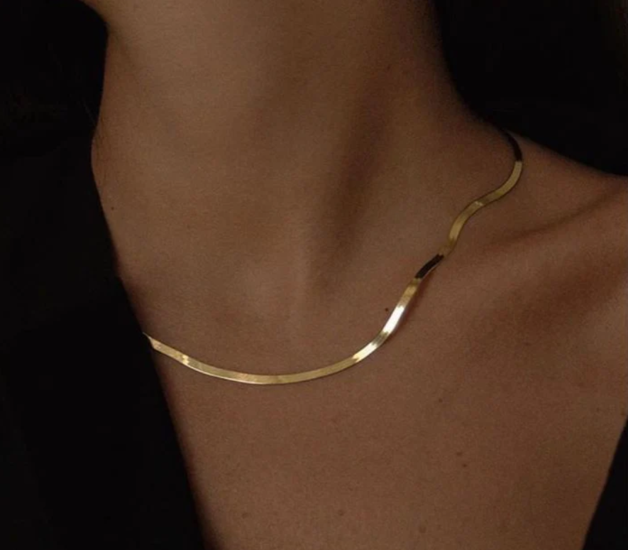 Trending Snake Chain for Women | Golden Plated Stainless Steel Chain