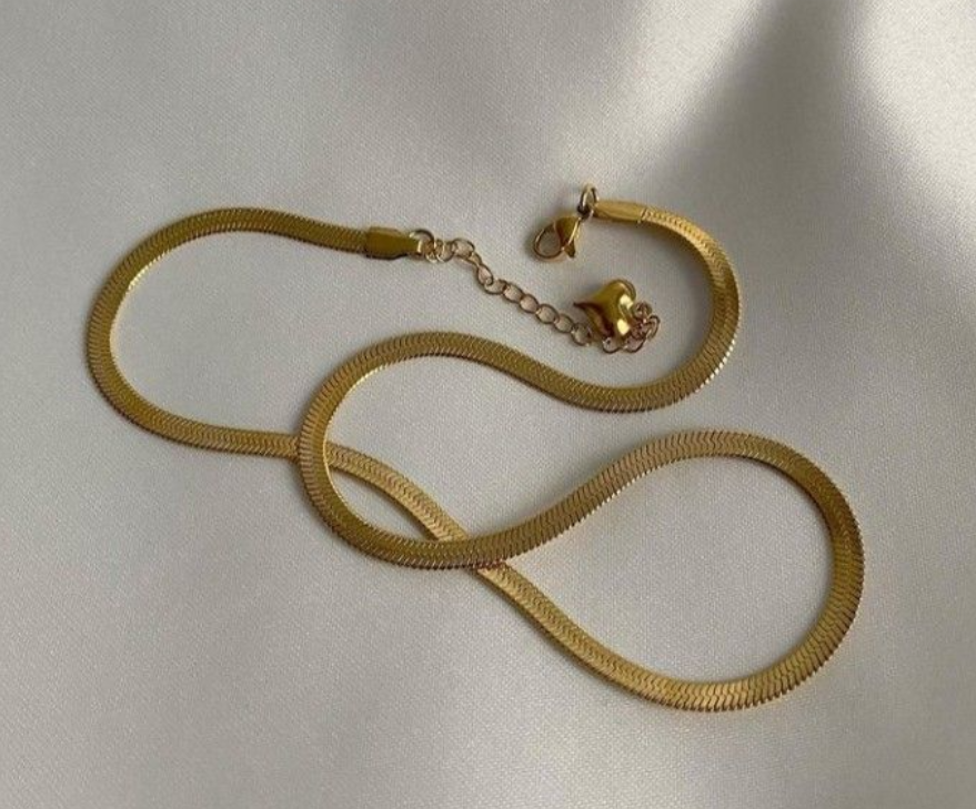 Trending Snake Chain for Women | Golden Plated Stainless Steel Chain