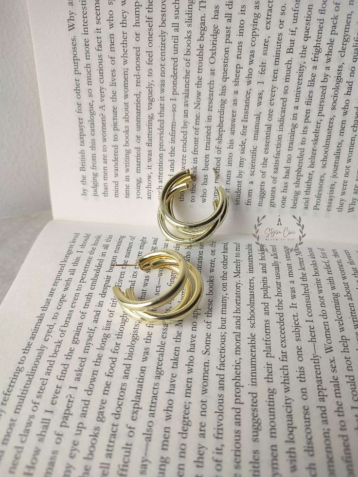 Three Layer Hoops | Golden Hoops | Big Golden Hoops | Trending Layer Hoops | Layer Earrings
