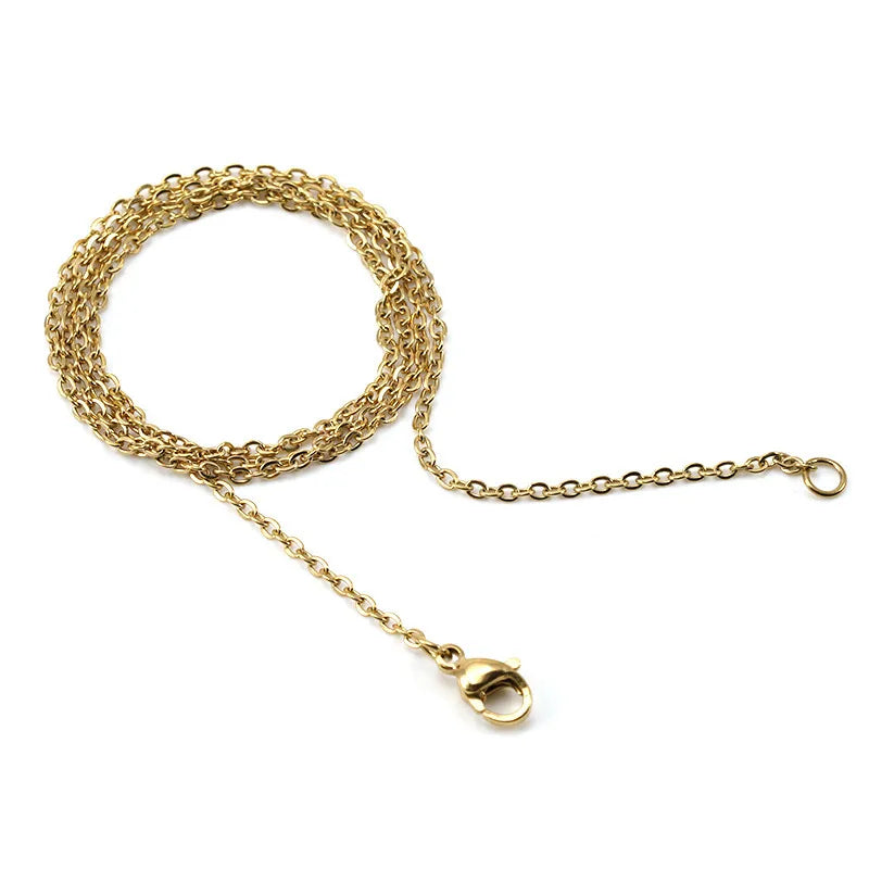 Solid Golden Color Chain | Golden Chain for Pendant