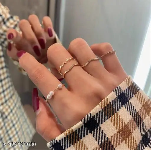 Boho Ring Set | Set of Rings | Multiple Rings Set | Korean Stackable Rings