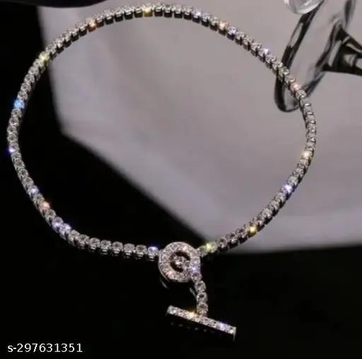 Zircon Buckle Necklace | Partyware Buckle Necklace