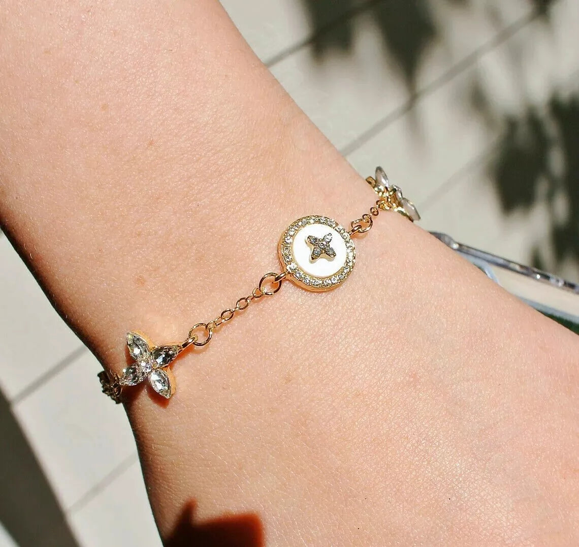Diamond Studded Star Bracelet | Diamond Star Bracelet | Work Wear Bracelet | Minimal Bracelet