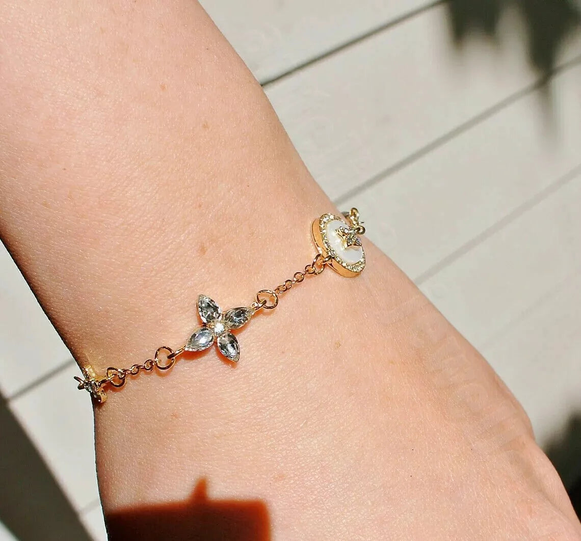 Diamond Studded Star Bracelet | Diamond Star Bracelet | Work Wear Bracelet | Minimal Bracelet