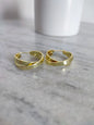 Twisted Hoops | European and American Retro Golden Hoop Earrings