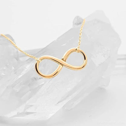 Anti-Tarnish Gold-Plated Infinity Charm Pendant | Infinity Necklace