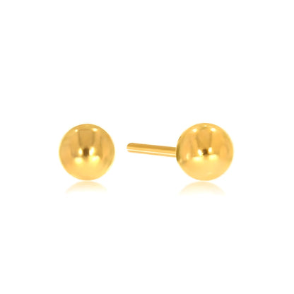 Anti-Tarnish Titanium Steel Short Bar Stud Earrings | Everyday Earrings | Work Wear Jewellery