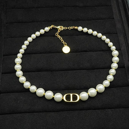 CD Pearl Bracelet |  White Pearl Bracelet | Pearl Bracelet