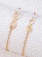 Infinity Anklets | 2pc of Infinity Charm Anklets | Golden Women Anklets | Golden Minimal Style Payal