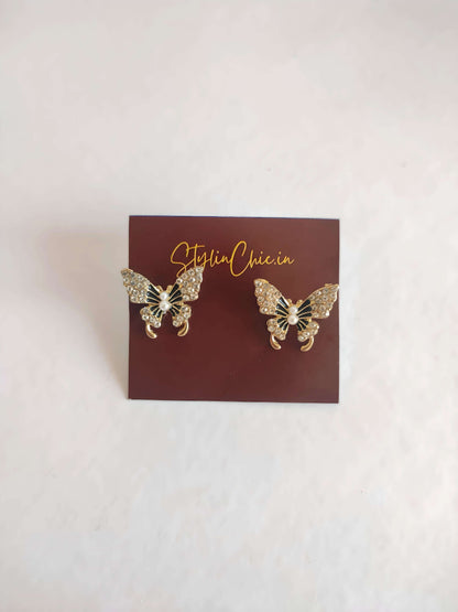 Butterfly Earrings | Korean Butterfly Earrings | Gift For Her | Soft  Girl Earring