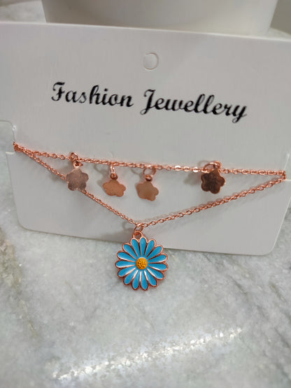 Daisy Flower & Star Bracelet | Minimal Bracelet | Gift for Her