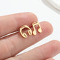 Anti-Tarnish Titanium Steel Music Note Ear Studs Note Earring | Tiny Treasures