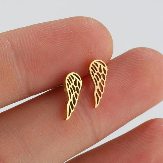 Anti-Tarnish Titanium Steel Fairy Wings Earrings | Tiny Treasures