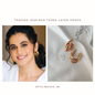 Golden Three Layer Hoops | Trending Three Layer Hoops | Celebrity Inspired Hoops | Work Wear Earrings | Casual Wear Earrings | Imported Quality