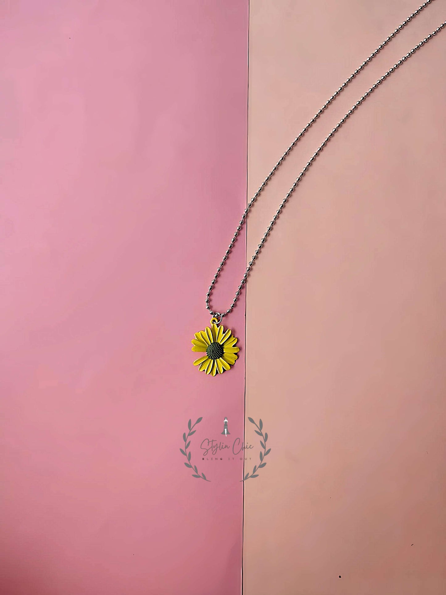 Sun Flower Necklace | Aesthetic Jewellery | GenZ Style Necklace | Beautiful Flower Necklace | Premium Quality Necklace | Flower Jewellery