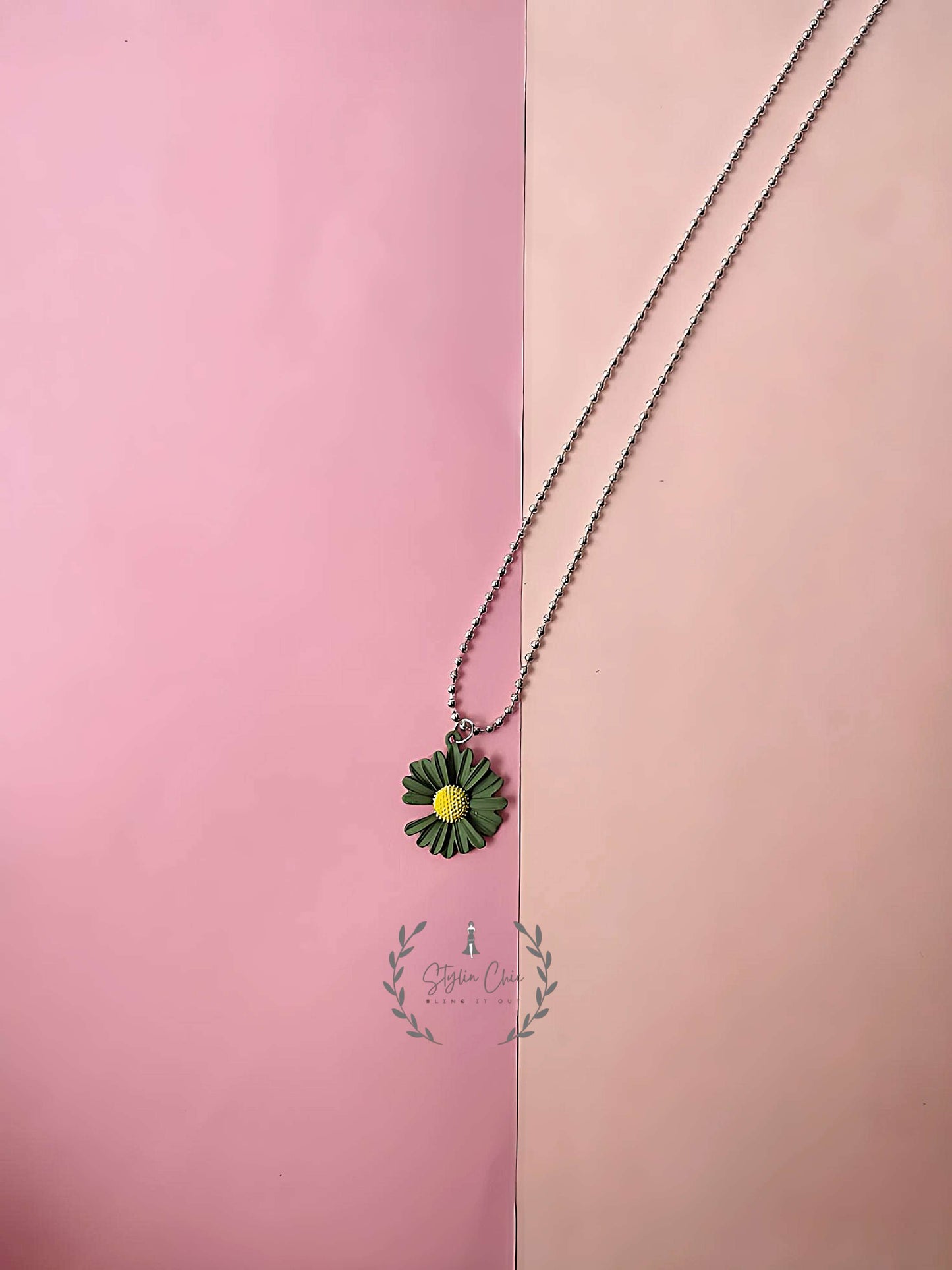 Sun Flower Necklace | Aesthetic Jewellery | GenZ Style Necklace | Beautiful Flower Necklace | Premium Quality Necklace | Flower Jewellery