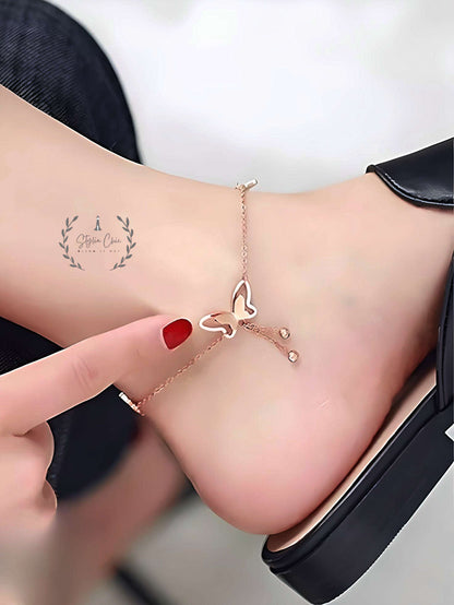 Butterfly Anklets | Anklet for Women | Charm Butterfly Anklet | Minimal Jewellery