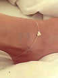 Minimal Little heart Anklets | Minimal Jewellery | Heart Anklet | Beach Jewellery
