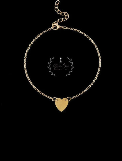 Minimal Little heart Anklets | Minimal Jewellery | Heart Anklet | Beach Jewellery