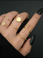 Trendy Boho Ring Set | Multi Ring Set | Multiple Ring Set | Stackable Rings