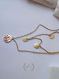 Double Layer Classy World Map Necklace | Double Layer Necklace | Multilayer Necklace | World Map Necklace