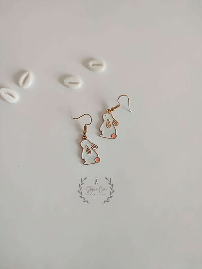 Rabbit Earrings | Animal Earrings | Cute Rabbit Earrings | Cute Earrings for Gift | Gift for Rabbit Lovers