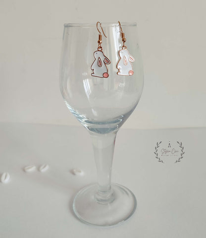 Rabbit Earrings | Animal Earrings | Cute Rabbit Earrings | Cute Earrings for Gift | Gift for Rabbit Lovers