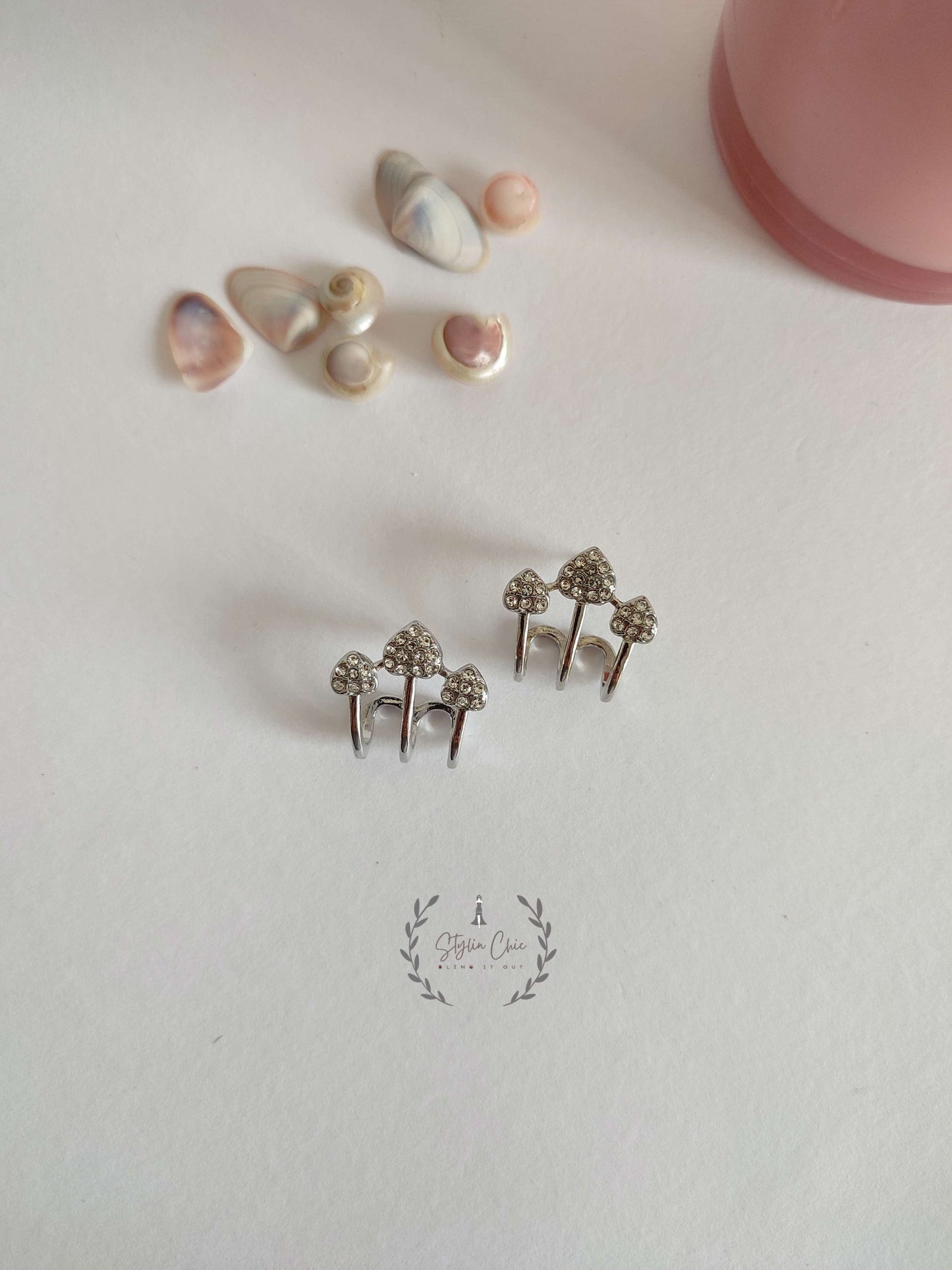 Triple Layered Tassel Dangle Earrings | Korean Three Layer Earrings
