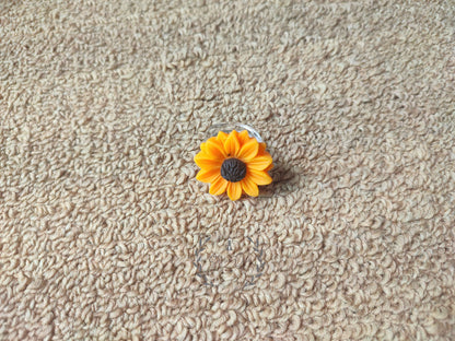 Sunflower Ring | Summer Style Jewellery | Flower Ring | Gift For Her | Orange Ring